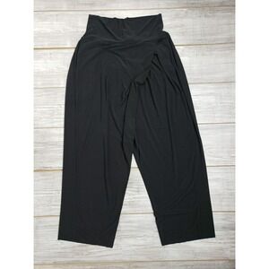 New Igor dobranic Women's‎ Size M/L 42/44 Pocket Stretch Poly Black Harem Pants
